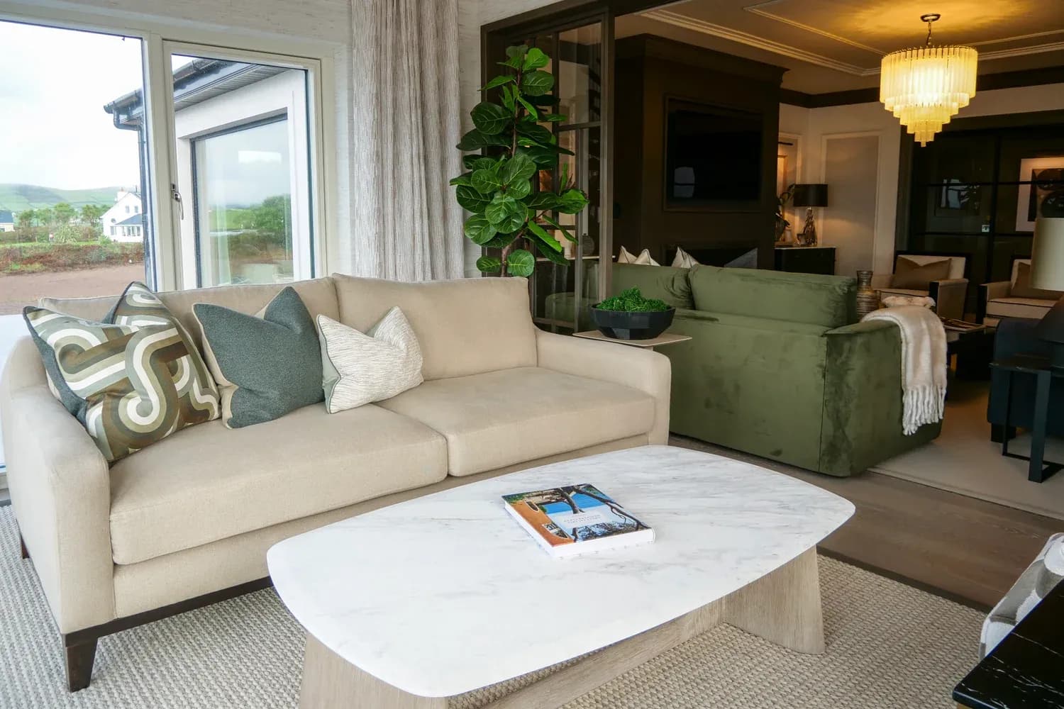 Detailed completed interior showing Dingle Homes craftsmanship