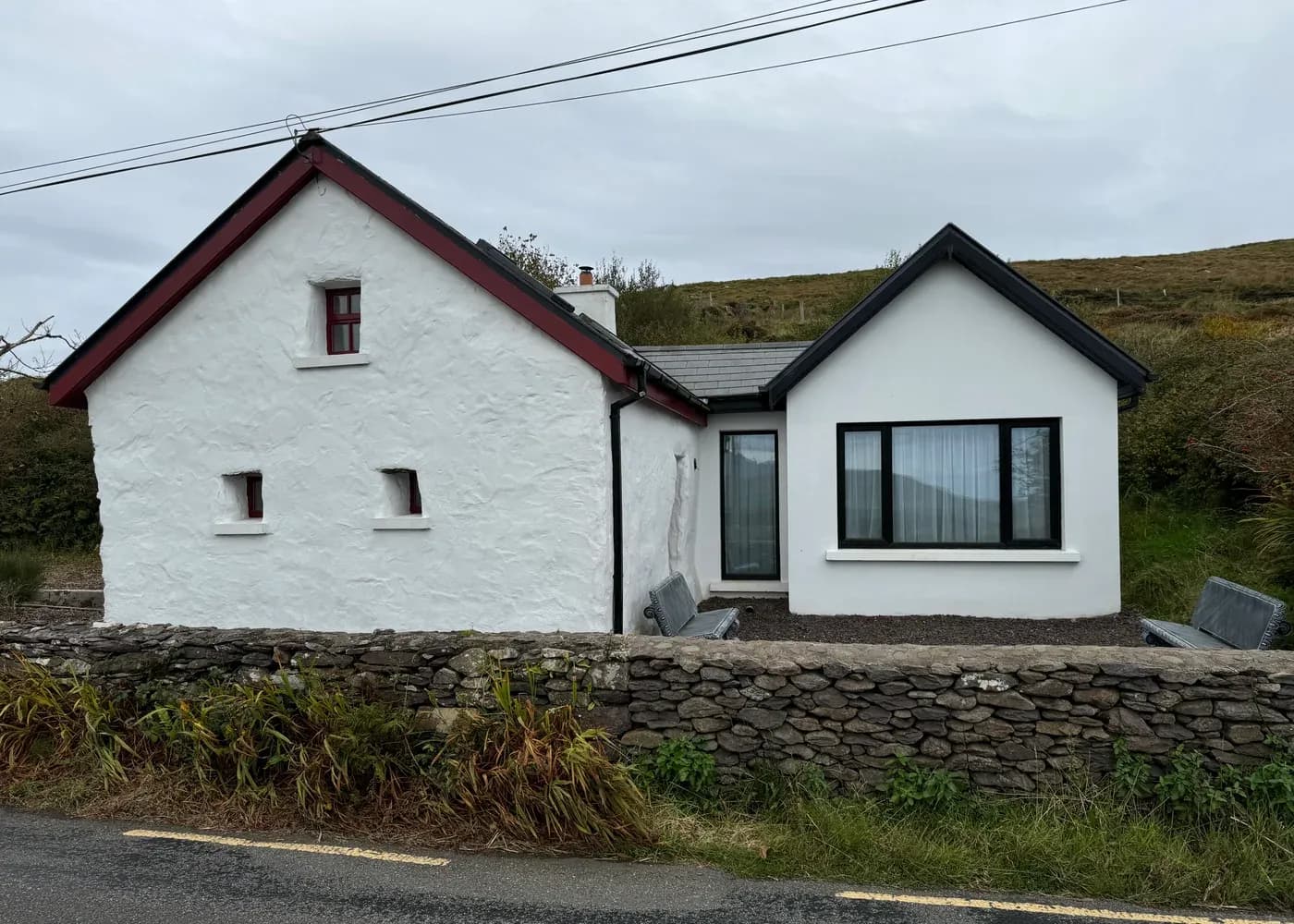 Rural house after renovation and extension